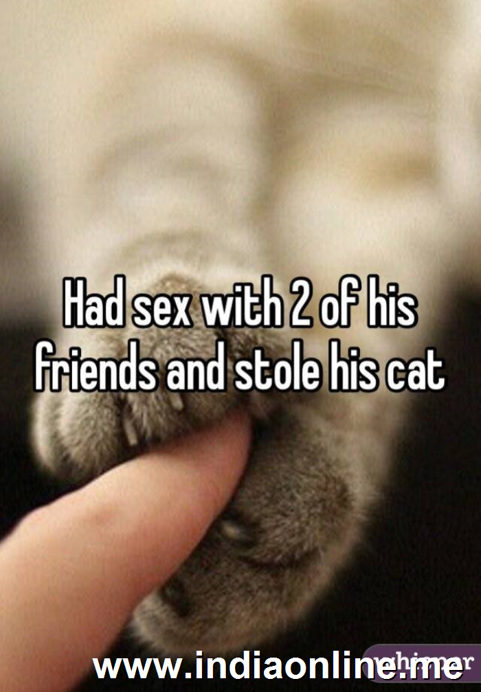 Had sex with 2 of his friends and stole his cat