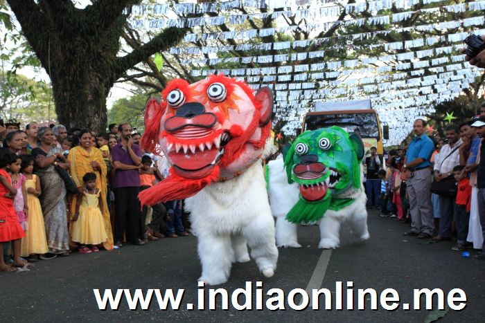 Cochin hosts a carnival every year in the last week of December