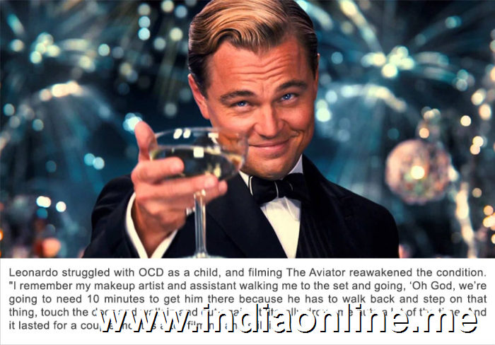 Leonardo DiCaprio, Obsessive Compulsive Disorder (OCD)