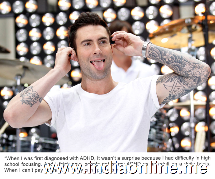 Adam Levine, Attention Deficit Hyperactivity Disorder (ADHD)